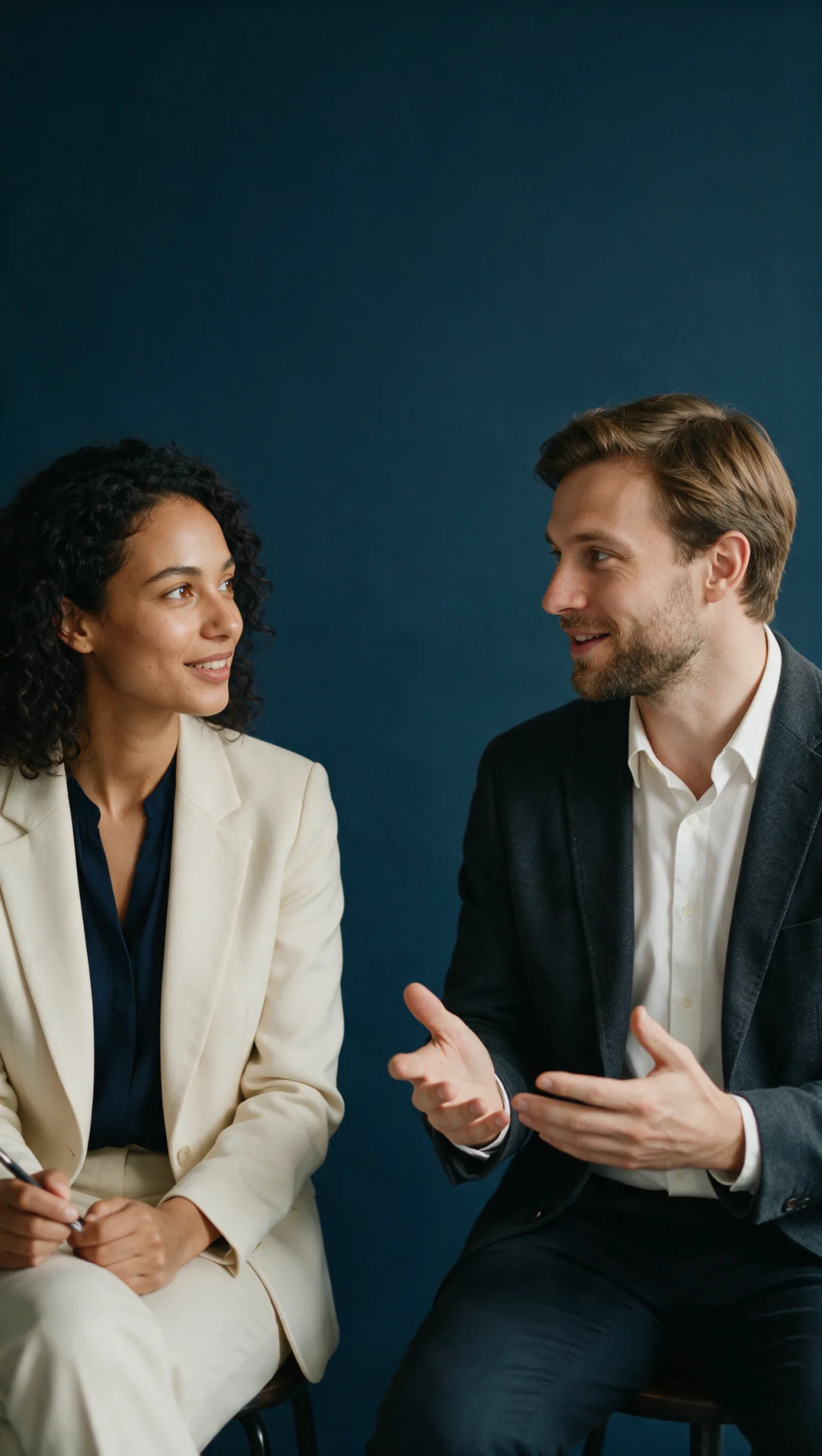Equipo en una sesión de consultoría